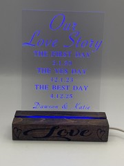 wedding Custom Made Led sign custom