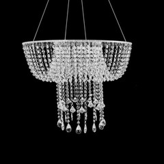 Romantic Wedding Hanging Cake Swing Stand Crystal Chandelier Rack Venue Decor