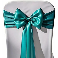 Satin Chair Sashes Teal 7×108 Inch Wedding Party Banquets Events Reusable New