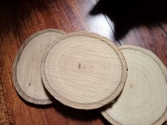 14cm natural tree trunk wood slice craft wedding table centre piece 