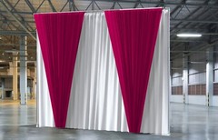ADJUSTABLE QUICK BACKDROP KIT DOUBLE CROSSBAR 10FT x 10FT PIPE WITHOUT DRAPE