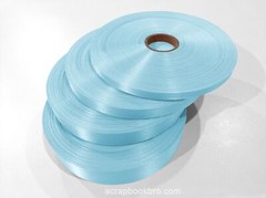 Sky Blue 10mm 16mm 25mm 40mm Satin Ribbon For Scrapbooking Wrap Decorations