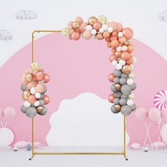 Party Wedding Backdrop Rack Prop Stand W/ Cloth Cover Event Decoration Shelf DIY