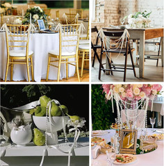 Pearl Wedding Chair Decor, String Pearls for Crafting (White) | Pearl Beaded Cha