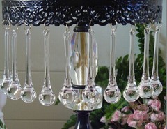 30pcs 20*80mm Raindrop K9 Crystal Chandelier Hanging Pendant Prisms Suncatcher