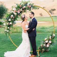 Round backdrop bracket, balloon arch bracket, wedding arch backdrop bracket