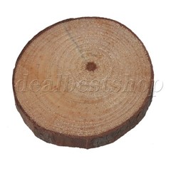 100 pcs 3-4cm Round Wood Slices Wood Discs for Backdrop Decorations Photo Props