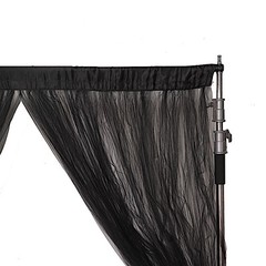 5 feet x 10 feet Sheer Tulle Curtain Backdrop Panels Party Wedding Decorations