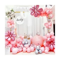 6.6FT x 6.6FT Gold Wedding Arches for Ceremony Rectangular Metal Balloon Arch…