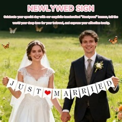 Just Married Car Decorations – Car Wedding Decorations – Just Married Automotive