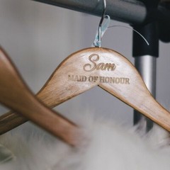 Personalised Wedding Bridal Party Hangers