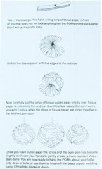 6PCS Paper Flower Tissue Pom Pom Hanging Ball Wedding Babyshower Party Decor