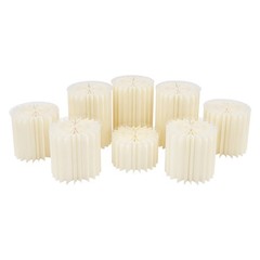 8 Pcs Foldable Paper Column Display Stands, Round Cylinder Wedding Flower Stands