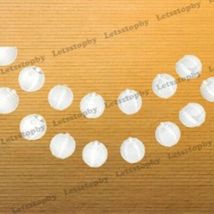 20X White 4″ Paper Chinese Lantern Lamp Shade Wedding Party Decoration Supplies