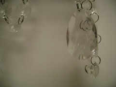 ACRYLIC CLEAR CHANDELIER CRYSTAL BEAD CHAIN STRAND 70″ CURTAIN WEDDING SET 150