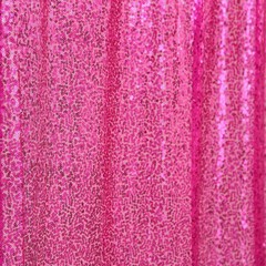 FUCHSIA 8 ft x 8 ft Sequined Backdrop Curtain Wedding Party Booth Decorations