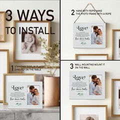 IAXIC Couple Picture Frame for Anniversaries, Wedding Gift for Couples, Roman…