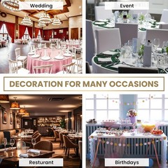 Wedding Table Numbers 1-20 – Frozen Design, Acrylic Cards With Gold Number, P…