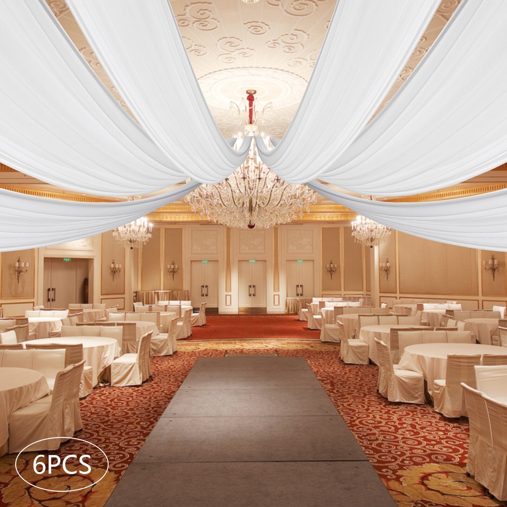 Backdrop Curtains for Party Ceremony Stage Wedding Decoration Ceiling Drapes