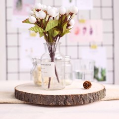 Natural Round Poplar 9″-12″ wide Wood Slices Wedding Decorations Centerpieces