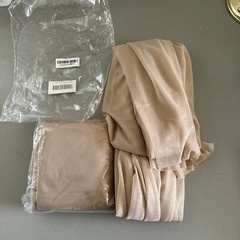 Wedding Arch Draping Fabric 2 Panels of 20Ft Nude Chiffon-Drapery for Outdoor