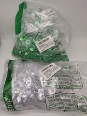 2lb Clear/Green Acrylic Diamonds Wedding Bridal Shower Vase Fillers Centerpiece