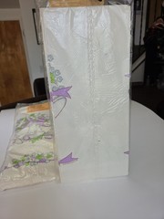 2 Vintage Party Table Covers Wedding Bells Chapel Retro 80s Bridal Paper Art