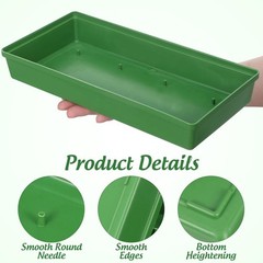 10 PK Floral Foam Trays Rectangular Cage Holder Spikes Reservoir 10.6 Inch