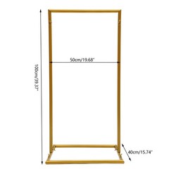 Max10kg Metal Wedding Arch Stand Backdrop Flower Frame Garden Party Ballon Decor