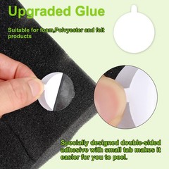 WINDIR 150Pcs Double-Sided Adhesive Tape for Acoustic Sound Proof Foam Panels…
