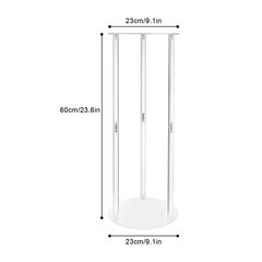 10pcs 60cm Acrylic Flower Vase Rack Wedding Garden Floral Stand Party Decoration