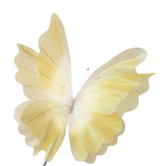 3D Gauze Butterfly Ornament for Festival Celebration Wedding Backdrops