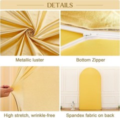 Arch Stand Cover Wedding Photography Background Backdrop Cover 80×180/120x220cm