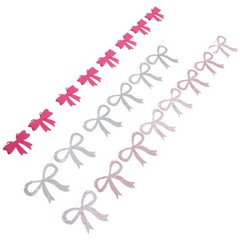 1 Set Felt Bow Garland Banner for Wedding Bridal Shower Mothers Day Decor