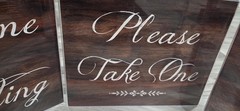 5 Country Rustic Style Wedding Signs