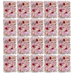 20 Pcs Artificial Silk Flower Wall Panels Wedding Party Venue Decors Wall Panels