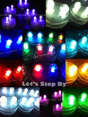 25 SUPER Bright Dual LED Tea Light Submersible Floralyte Party Wedding Decorate