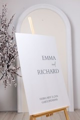 Wedding Welcome Sign – Personalized Wedding Signs – Reception Signage – Decor