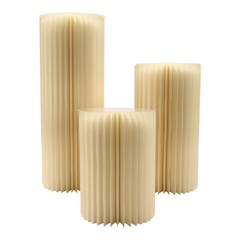 3pcs Flowers Stand, Dessert Table, Columns Display for Wedding Party Garden