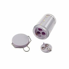 Illuminated White Tidal Waves Cordless Lighted Star Lantern, Omni360 Battery …