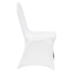 VEVOR 100PCS White Stretch Spandex Folding Chair Covers for Wedding Party Dining