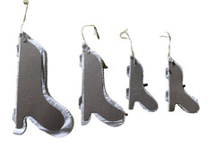 4 Pieces Paper Wedding Party Bells White Honeycomb Hanging – 9″, 7″, 5″ USA