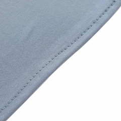 8 ft x 5 ft DUSTY BLUE Matte Fitted Spandex Half Moon Arch Stand Cover Wedding