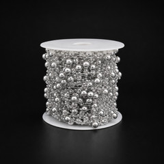200ft Artificial Pearl Bead Garland Roll Wedding Party Christmas Tree Decor