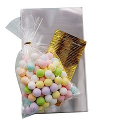 100 Clear 6″x10″ Cellophane Treat Bags Twist Ties Wedding Party Events Favors
