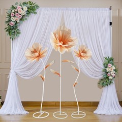 3pc Artificial Flowers Giant Artificial Flower Decoration for Wedding Background