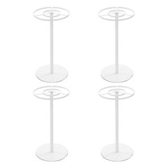 4*Wedding Flower Stand,White Wedding Table Centerpieces,40cm Metal Flower Holder