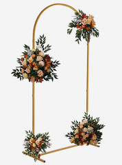 Ballon Party Metal Arch Stand Gold 71″ x 32″