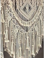 Macrame Large Curtain Bohemian Boho Decoration Backdrop Wedding Boho Decoration