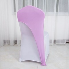 Dining Room Chair Cover Spandex Chair Hood Sash for Wedding Banquets Party